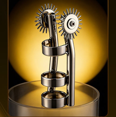 Champ Stainless Steel Dual Pinwheel Finger Roller