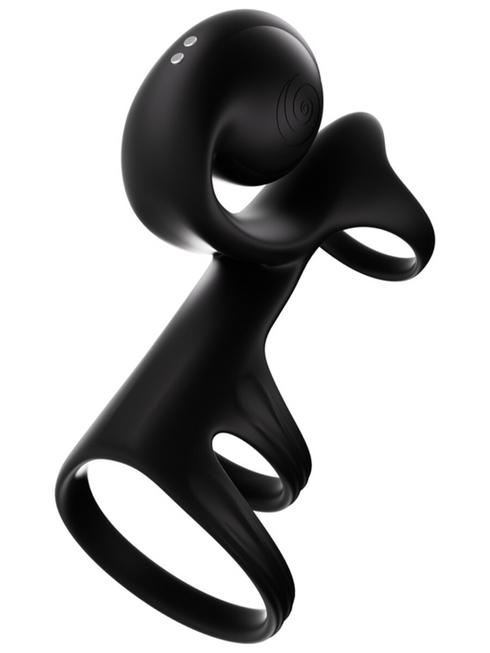 SVibe Snail Jovi Arc - Remote Controlled Vibrating Couples Ring