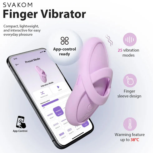 SVAKOM Echo 2 Flexible Finger Vibrator