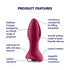 Satisfyer Rotator Plug 2+ Vibrating Butt Plug with Connect App