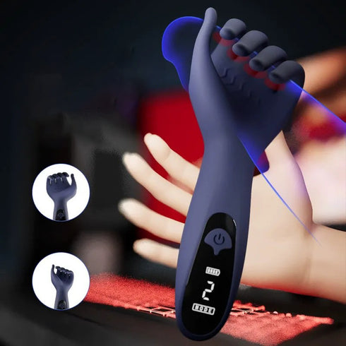 BANNDO Men’s Electric Finger Grip Training Masturbator