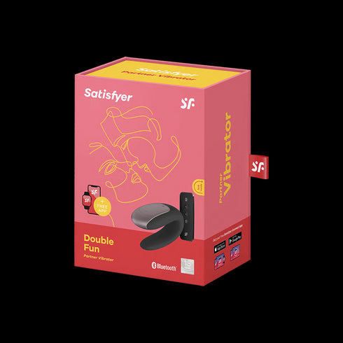 Satisfyer Double Fun Partner Vibrator with Connect App