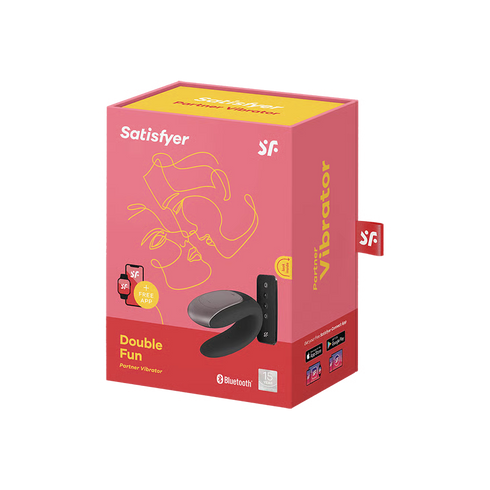 Satisfyer Double Fun Partner Vibrator with Connect App