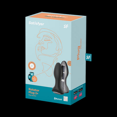 Satisfyer Rotator Plug 2+ Vibrating Butt Plug with Connect App