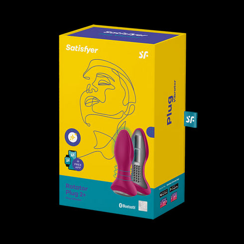 Satisfyer Rotator Plug 2+ Vibrating Butt Plug with Connect App