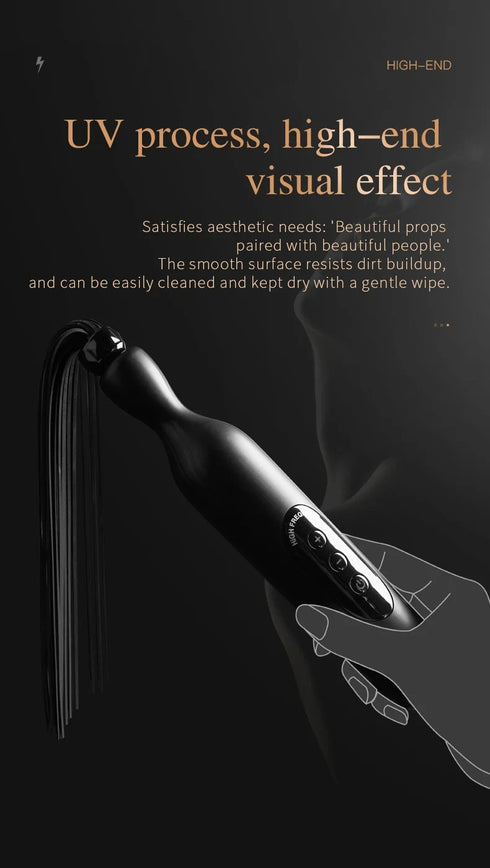 Roomfun Punishment Electric Buzzing Stimulation Whip
