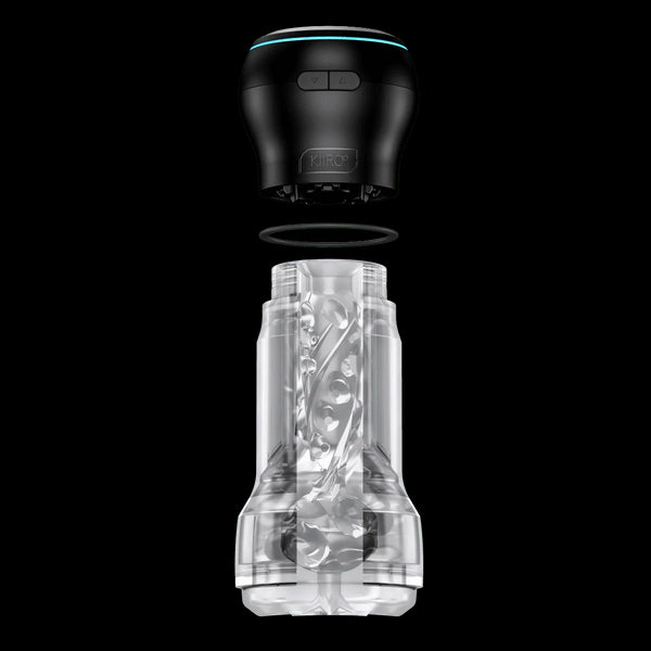 Feel by KIIROO Pocket Stroker Crystal and PowerBlow Combo Clear