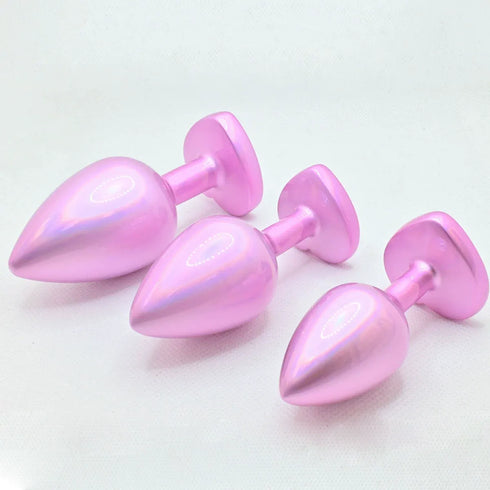 Lovendur LoveGlow Heart Gem Anal Plug Set of 3