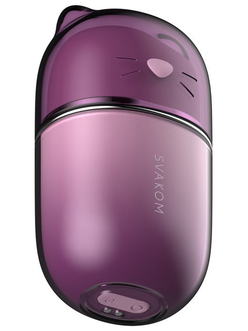 SVAKOM Klitty App Controlled Triple-Action Licking, Suction & Vibrating Stimulator