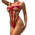 YOUR HIGHNESS Scarlet Obsession Strappy Bodysuit