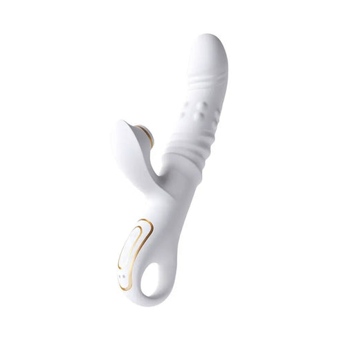 Princess Bloom Dual Pulse Thrusting Bead Heating Rabbit Vibrator