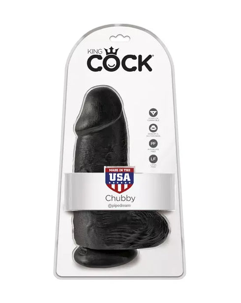 King Cock 9 Inch Chubby Dildo with Balls
