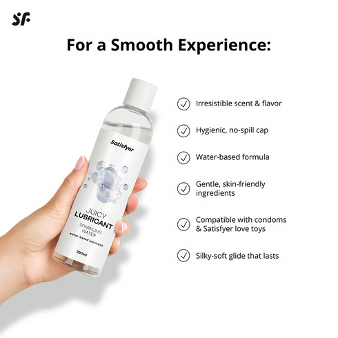 Satisfyer Juicy Lubricant Sparkling Water - 300ml