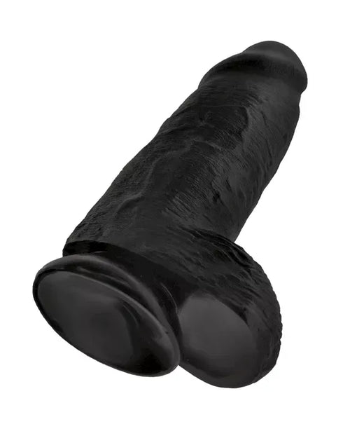 King Cock 9 Inch Chubby Dildo with Balls