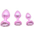 Lovendur LoveGlow Heart Gem Anal Plug Set of 3