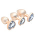 Lovendur LoveGlow Heart Gem Anal Plug Set of 3