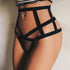YOUR HIGHNESS Obsidian Desire Mesh Strap High-Waist Panty