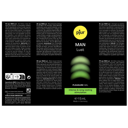 Pjur MAN Lust - Pleasure Gel 15ml