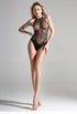 Cindylove Midnight Desire Fishnet Halter Bodystocking - One Size