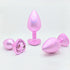 Lovendur LoveGlow Heart Gem Anal Plug Set of 3
