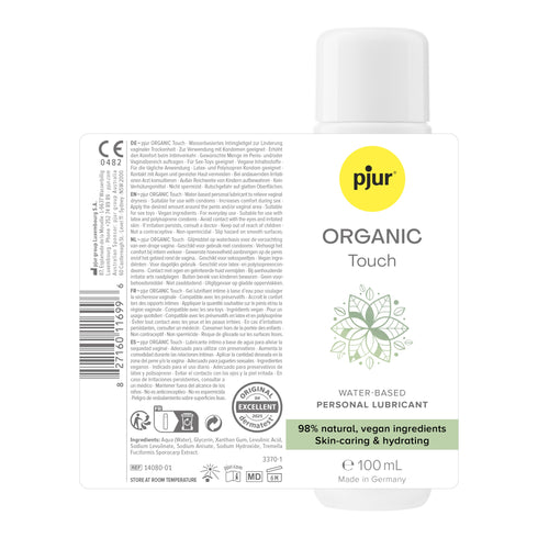 pjur ORGANIC Touch - Water Based Personal Lubricant - 100ml