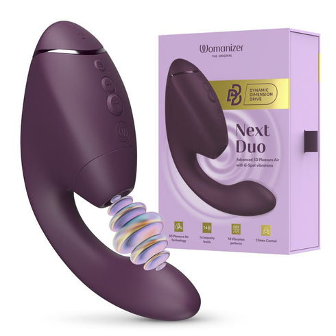 Womanizer Next Duo 3D G-Spot and Clitoral Suction Stimulator