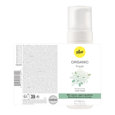 pjur ORGANIC Fresh - Refreshing Care Foam - 150ml