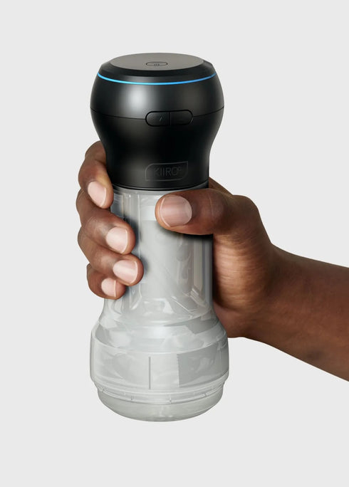 Feel by KIIROO Pocket Stroker Crystal and PowerBlow Combo Clear