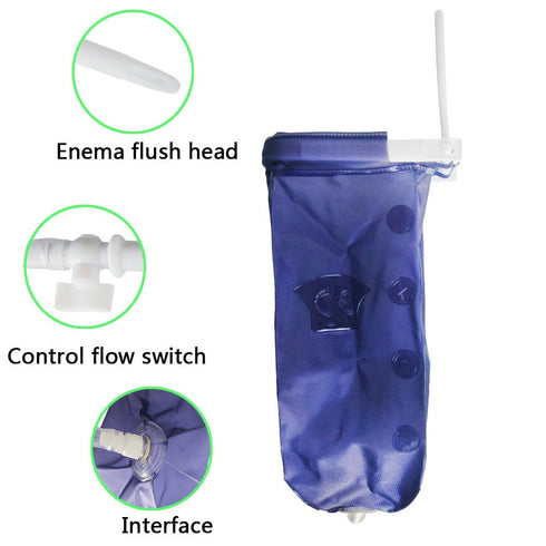Auri Foldable/Portable Enema Flush Kit - 1.6L