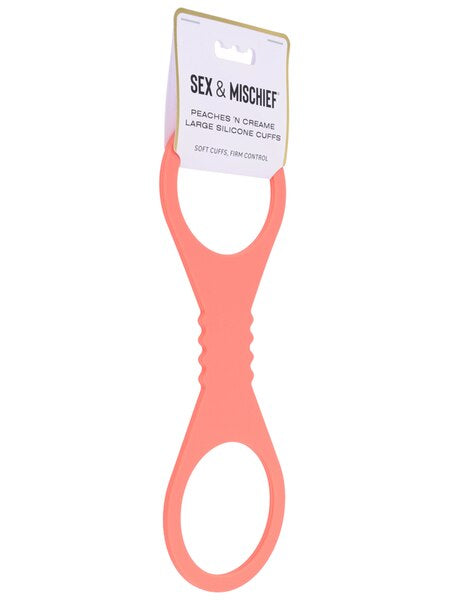 Sex And Mischief Peaches n Cream Silicone Cuffs