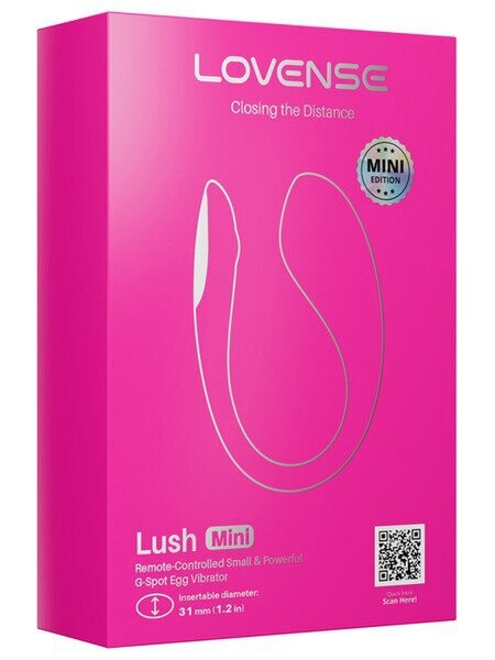 Lush Mini by Lovense - Remote-Controlled Small & Powerful G-Spot Egg Vibrator