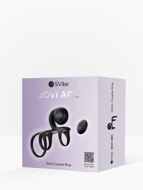 SVibe Snail Jovi Arc - Remote Controlled Vibrating Couples Ring