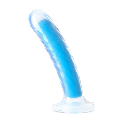 BLUSH Neo Elite Glow in the Dark - Tao 7 inch Silicone Dual Density Dildo