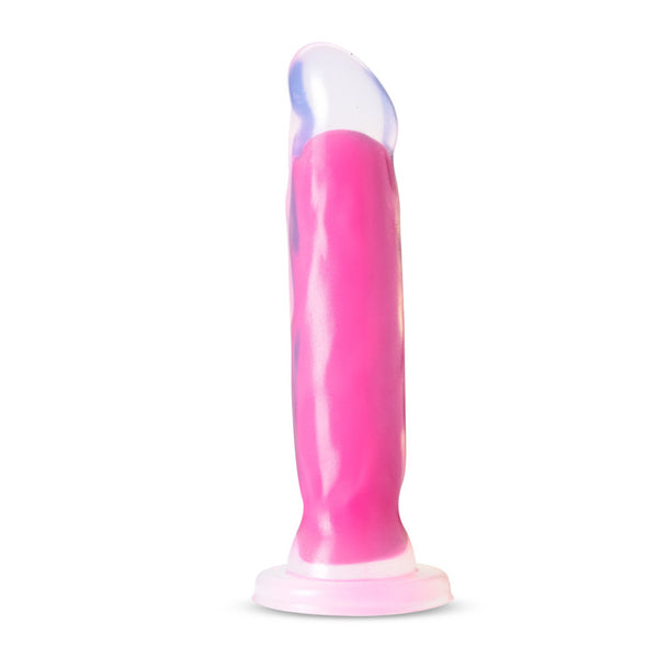 BLUSH Neo Elite Glow in the Dark Marquee 8 inch Silicone Dual Density Dildo