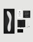 LELO MONA Spectra white intimate massager with box contents