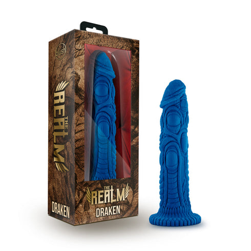 The Realm Draken By Blush 7.5 Inch Dildo With Suction Cup Base