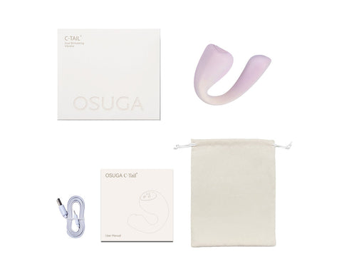Osuga C-Tail G-Spot Rotating Vibrator