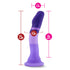 BLUSH Avant - D2 Purple Rain Silicone Dildo - 7.5 Inch