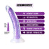 BLUSH Neo Elite Glow in the Dark 7 inch Silicone Dual Density Dildo