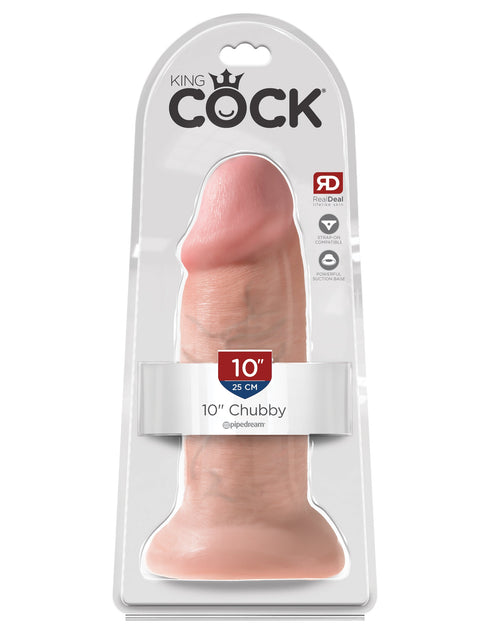 King Cock 10 Inch Chubby Dildo
