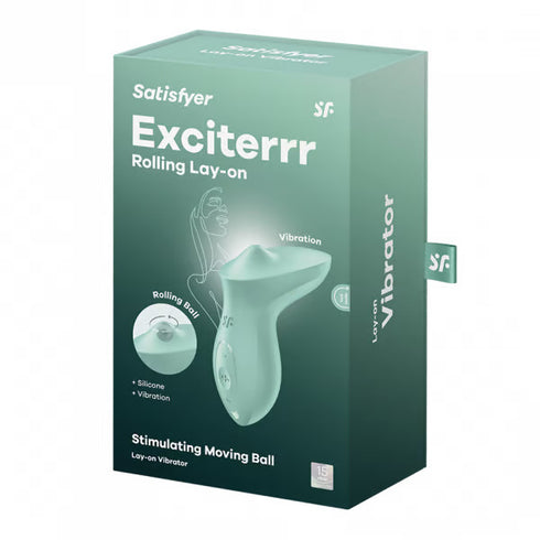 Satisfyer Exciterrr Lay-on Vibrator with Stimulating Moving Ball