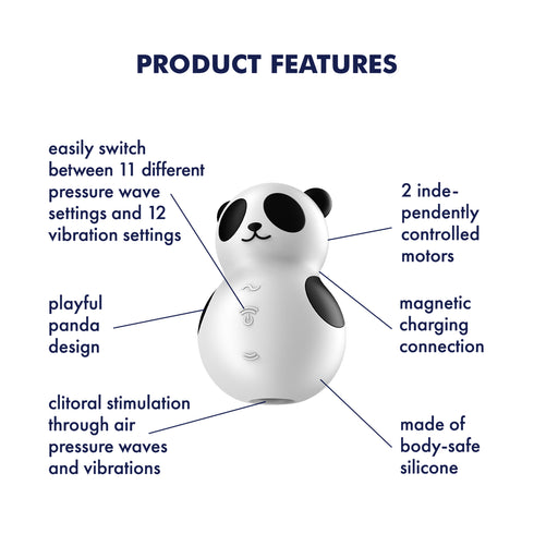 Satisfyer Pocket Panda Double Air Pulse Vibrator