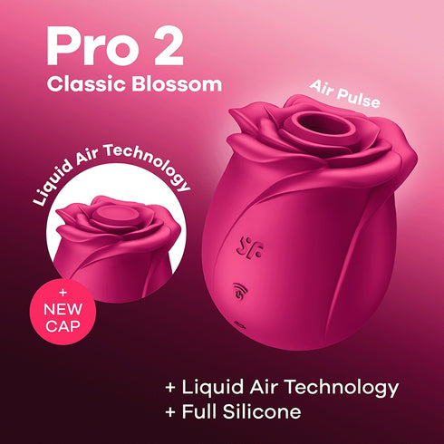 Satisfyer Pro 2 Classic Blossom Liquid Air Pulse Vibrator