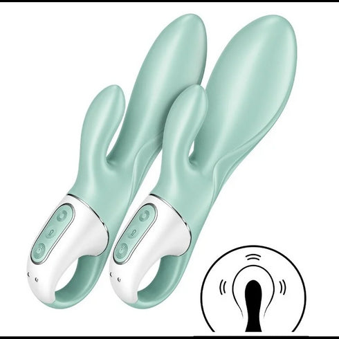 Satisfyer Air Pump Bunny Inflatable Rabbit App Vibrator 5+