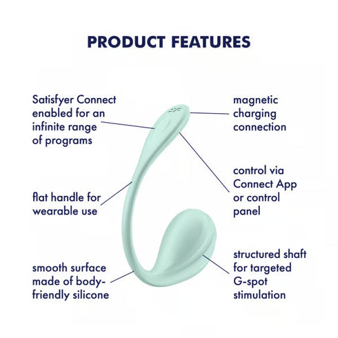 Satisfyer Smooth Petal Connect App Wearable Egg Vibrator