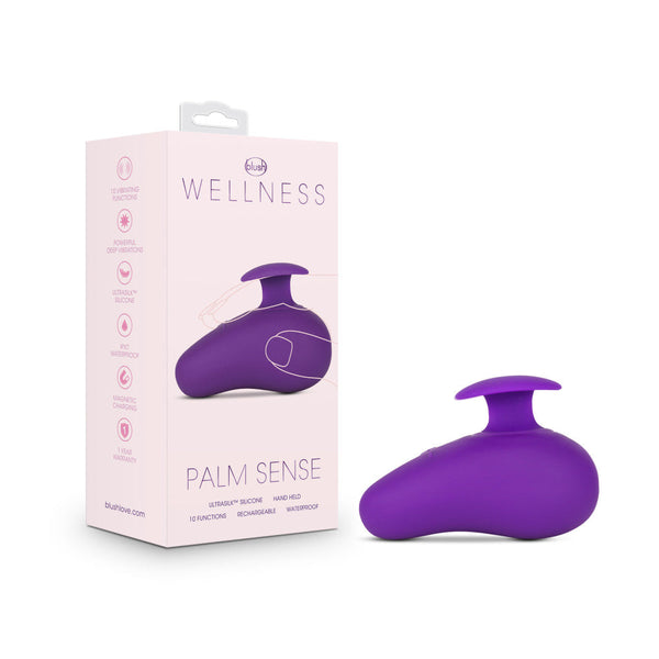 Wellness By Blush Palm Sense RumbleTech UltraSilk Vibrator