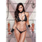 Baci Dreams Submissive Bikini Costume Set - 4 Piece