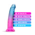 B Yours By Blush - Beautiful Sky Realistic Sunset 7.5 Inch Dildo With Suction Cup Base