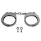 Premium Zinc Alloy Handcuffs - Gun Powder