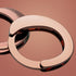 Premium Zinc Alloy Handcuffs - Rose Gold